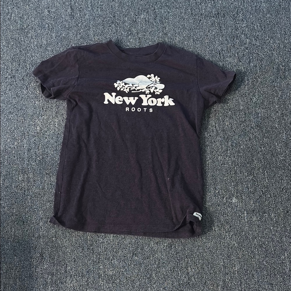 Black New York Roots T-Shirt